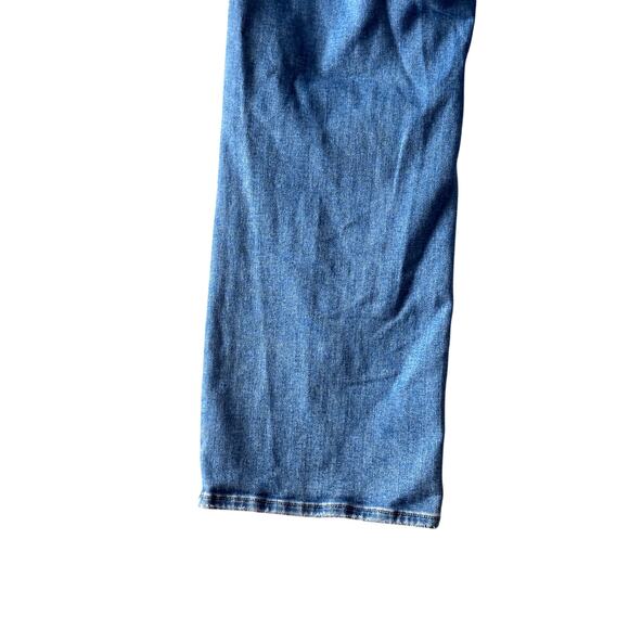 Just Black Denim Blue Jeans The Patch Pocket Wide Leg Pre-Loved Size 27 - Picture 8 of 14